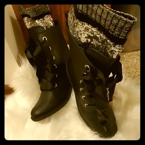 Black Edelman Circus Boots(never worn)